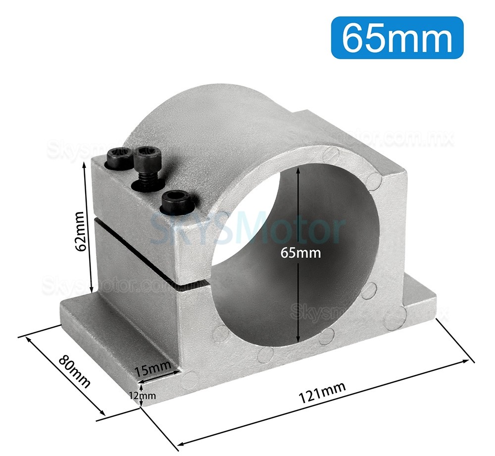 Kit de motor de husillo refrigerado por agua 1,5 kW ,110V/220V huajiang1.5 + H100-1.5C2/S2 con variadores de frecuencia, bomba de agua, 13 pinzas ER20 y soporte
